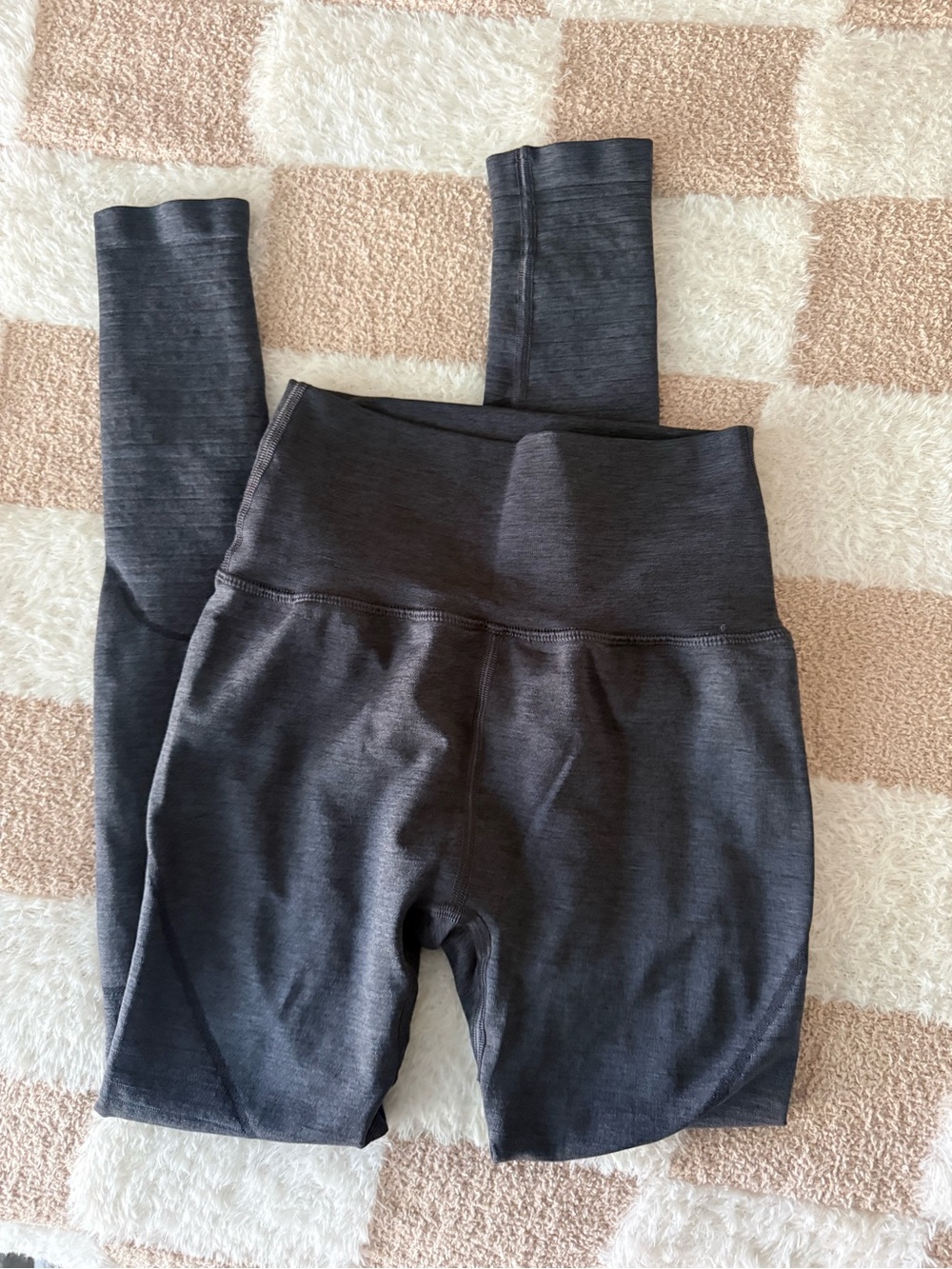 Alphalete Charcoal Gray High-Waist Leggings